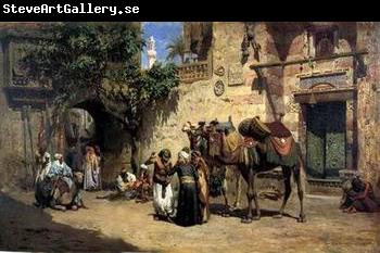 unknow artist Arab or Arabic people and life. Orientalism oil paintings 38